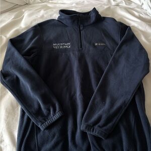 Columbia Navy quarter zip